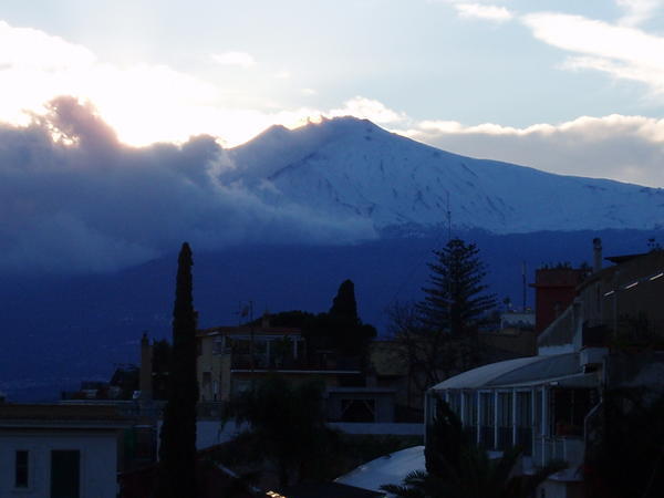 Mount Etna from Taormina