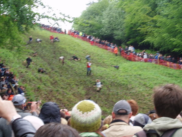 The cheese rolling hill