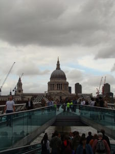 St Paul's Cathedral from the Millennium Bridge