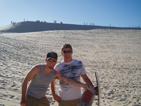 Will & Tom at the dunes