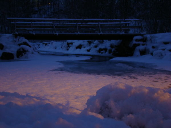 a river in Tromso