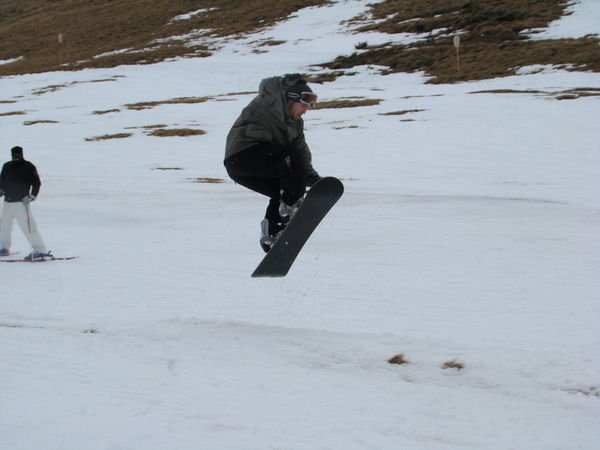 One of Tom's many jumps