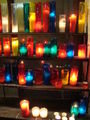 Candles in a local church