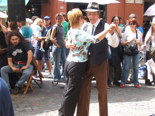 People Performing Tango