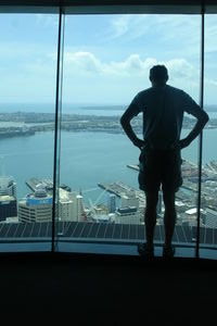The view from the Auckland Skytower