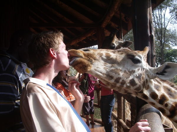 Wet kiss