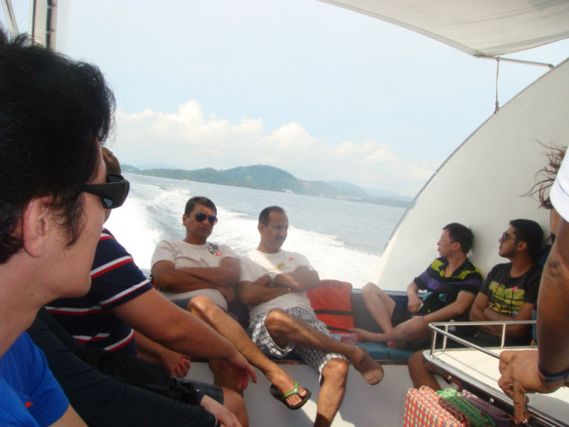 at Boat