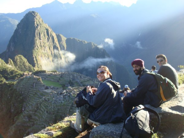 Machu Picchu e meus amigos