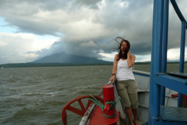 Arrivee sur ile de Ometepe au Nicaragua