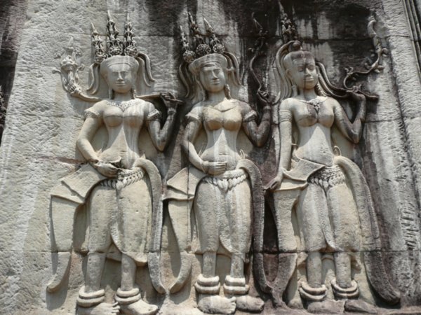 Les danseuses divines (Apsara) de Angkor Wat