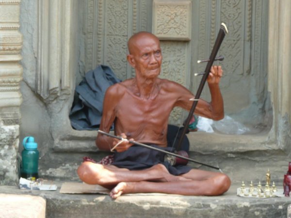 musique dans le temple d Angkor