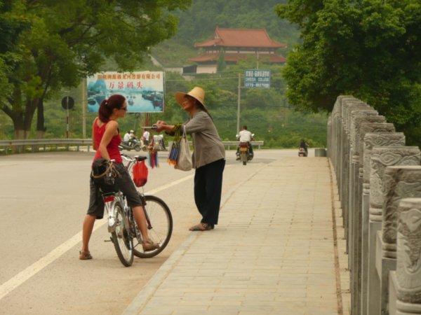 Balade en velo sur le fleuve  Yulang a Yangshuo