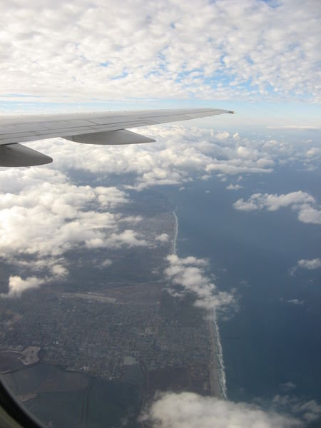 Flying over San Diego
