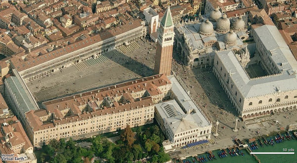 Aerial View of St. Marks Sq