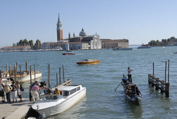 View of San Giorgio Island from Piazzale San Marco