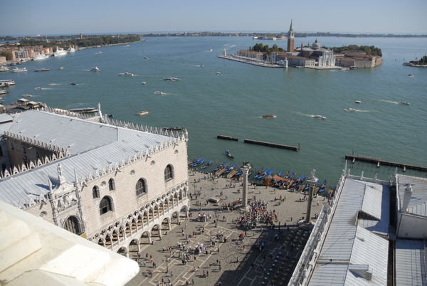 View of Piazzale San Marco, Grand Canal & Ducale Palace