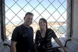 Bill and I at the top of Campanile de San Marco