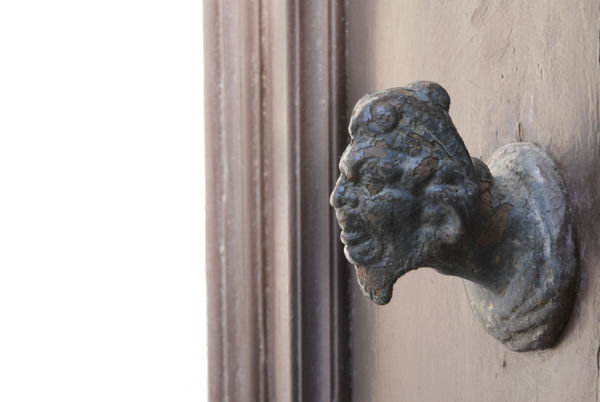 Door knob on Frari Church