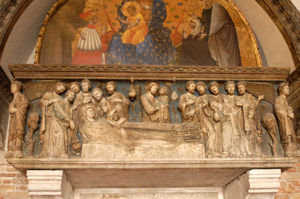 Sculpture in the Sala del Capitolo