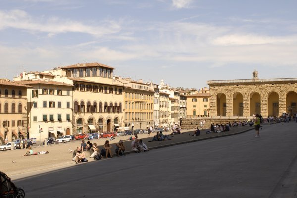 Piazza di Pitti Looking Northwest