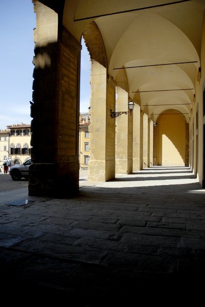 Piazza Pitti Arches