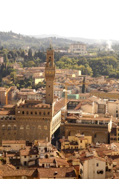 Palazzo Vecchio- a birds eye view