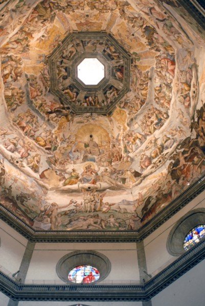 Fresco painting of the Duomo's dome