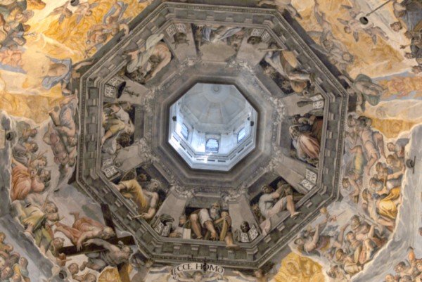 Fresco painting of the Duomo's dome