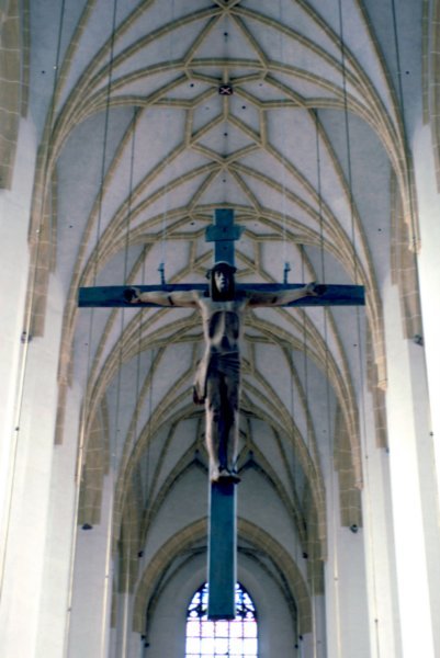 Frauenkirche Giant Crucifix