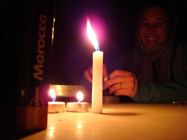 Candle light vigil.