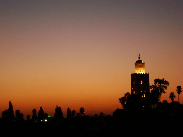 Sunsets in Marrakech.