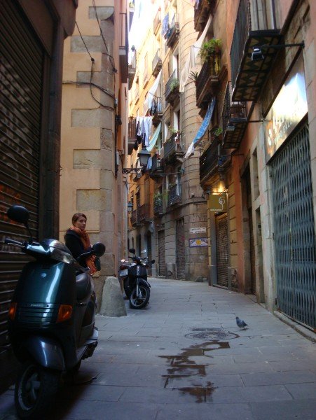 Typical BCN alleyway