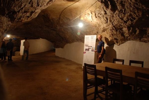 Cave meeting room