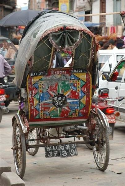 Decorated Rickshaw