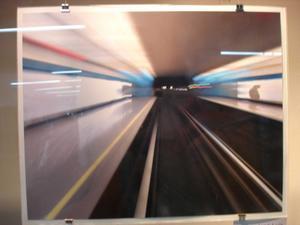 what this?! (photography exhibit in the metro station)