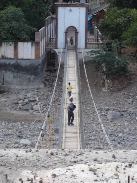 the batopilas suspension bridge
