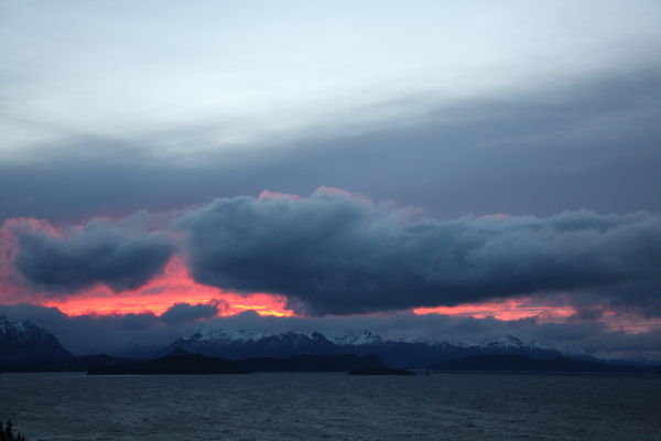 Sunset over Bariloche