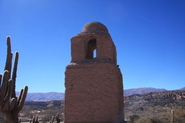 Ancient tower over humahuaca