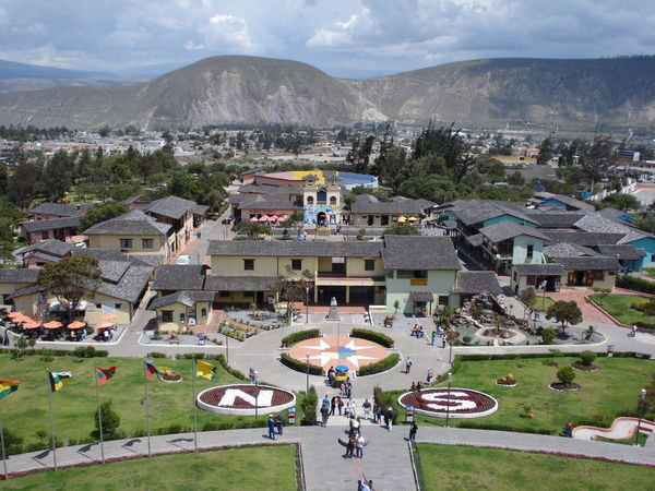 View from La Mitad Del Mundo Monument