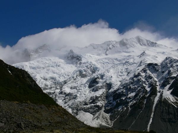 Mueller Glacier - up high!