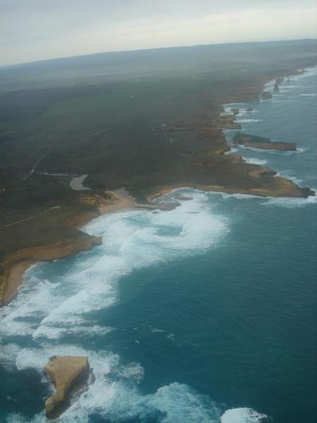 more pritty coastline from the helicopter