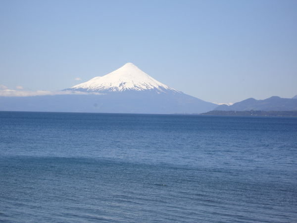 Volcan Osorno across the Lake