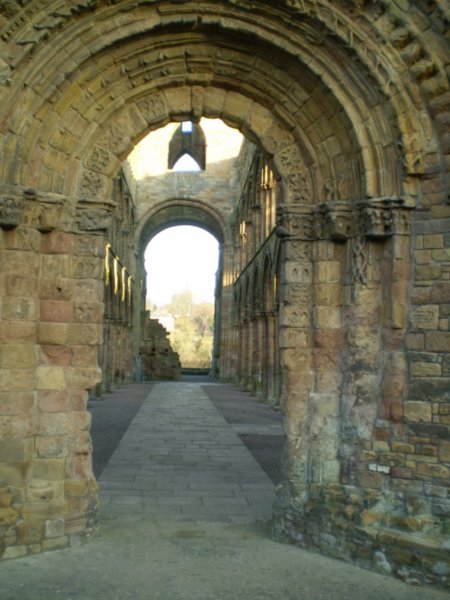 Inside the abbey