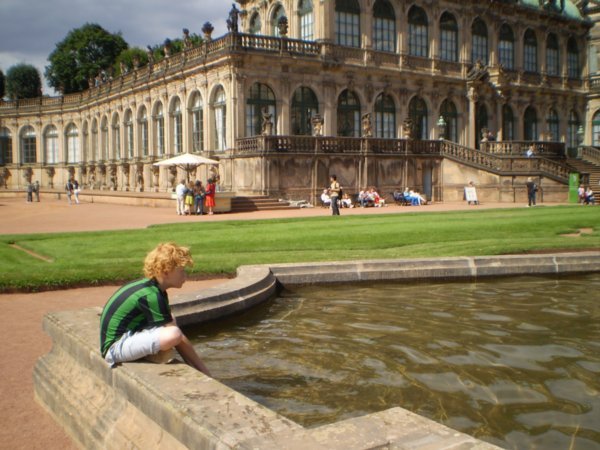 Aidan at the Palace Complex, Dresden