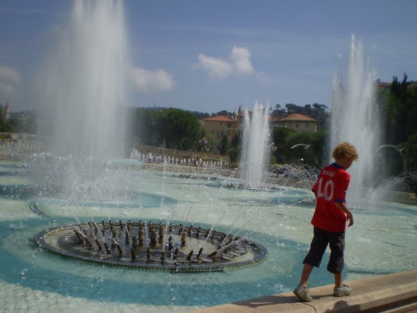 Fountains in Nice.