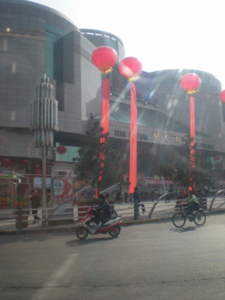 Xi'an City Center in the Daytime