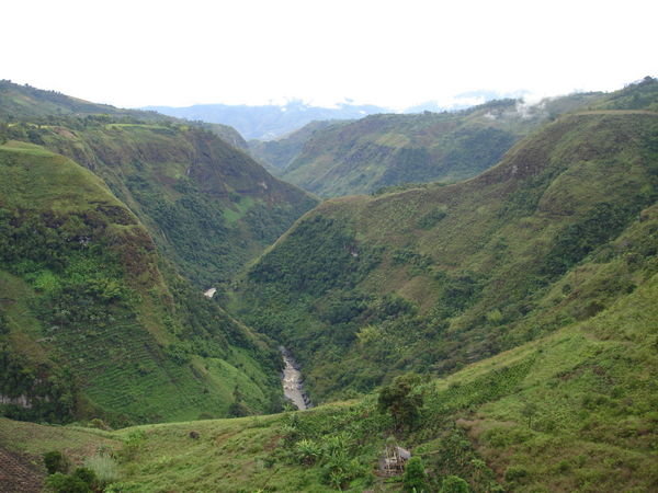 The Vally divided by El Rio Magdelena