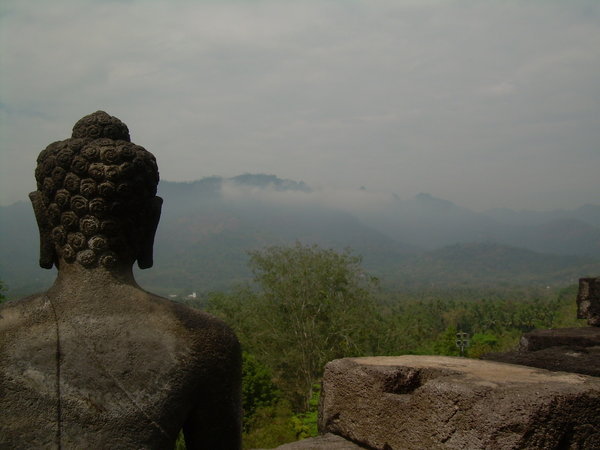 View from Borobudur