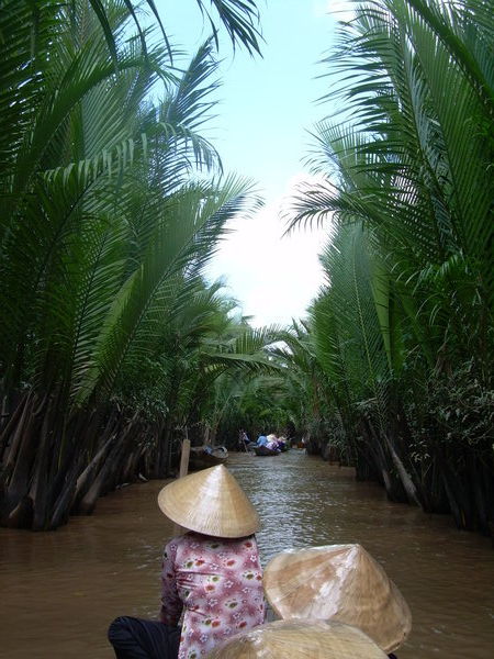 Paddling up the Mekong