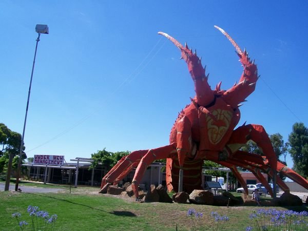 A giant lobster, no i didn't get it either